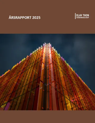 Forsidebilde av OTE Årsrapport 2025.