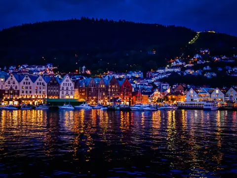 Bilde av Bergen ved vannet