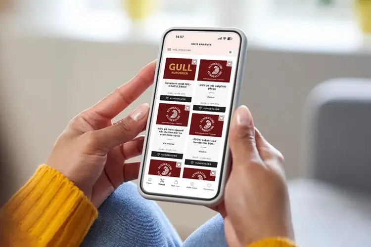Meld deg inn i AMFI Knarvik sin kundeklubb og få eksklusive tilbud og invitasjoner fra oss.