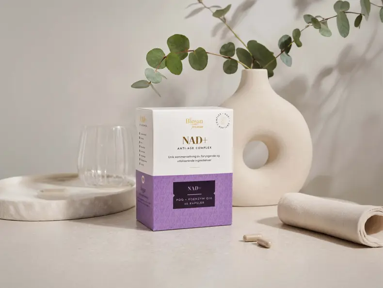 Bilde av anti-age complex kosttilskuddet NAD+ fra Biosan