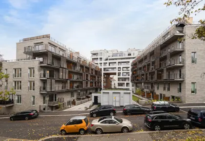 Boligprosjekt Akershøyden i høststemning