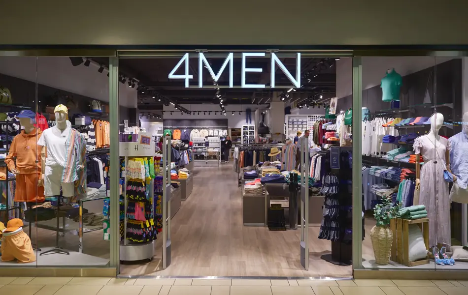 Butikkbilder av 4Men og 4Women