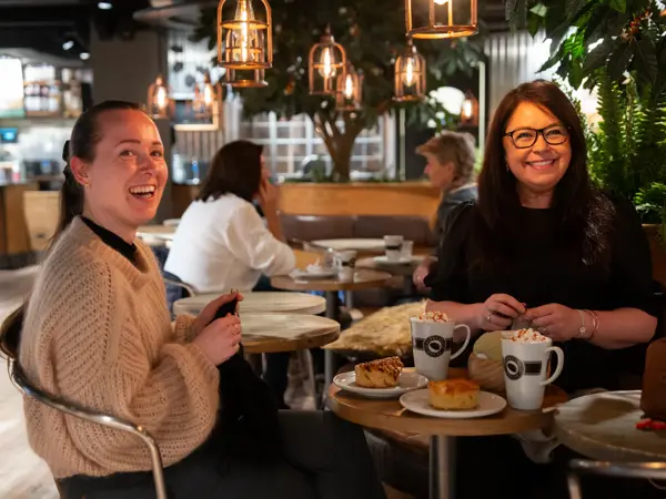 strikkekafe hos Espresso House med Nøstet Mitt