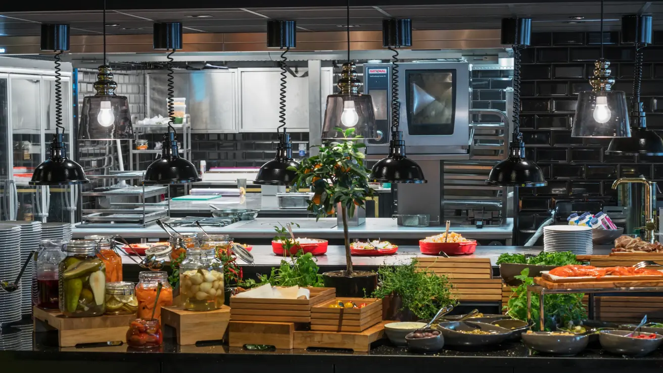 Buffet på Thon Hotel Bergen Airport