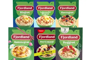 Utvalg av grøtvarianter fra Fjordland.