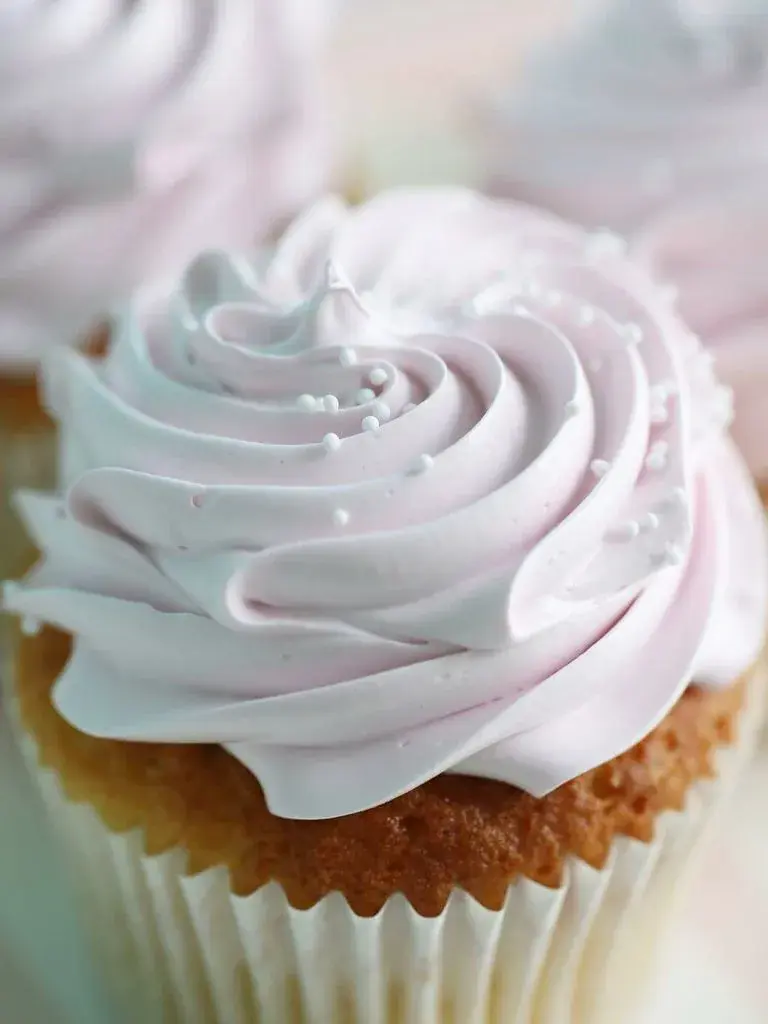 Cupcake med marengstopping