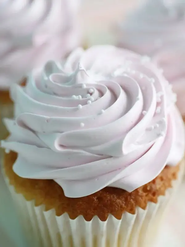 Cupcake med marengstopping