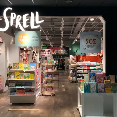 Sprell butikkinteriør