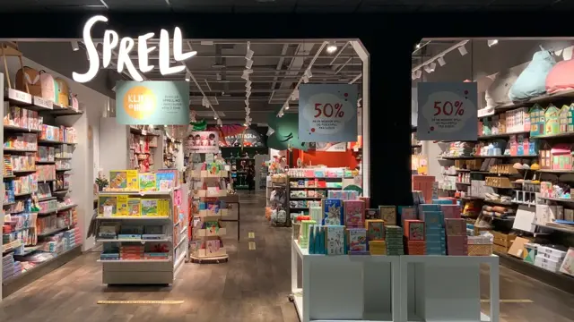 Sprell butikkinteriør