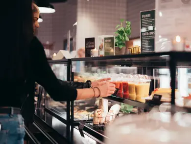 Smoothie i disken hos Jordbærpikene