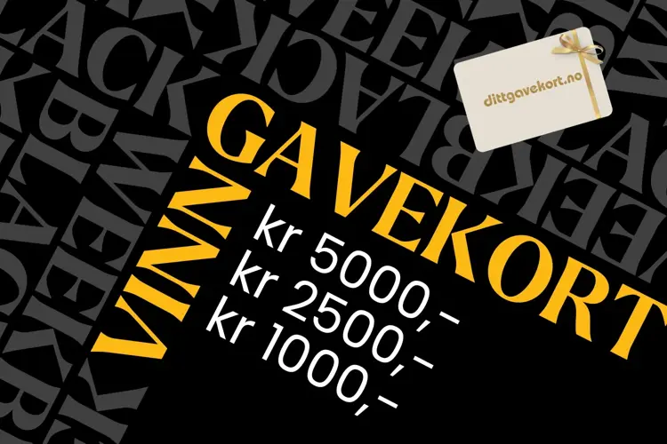 Vinn gavekort 2025