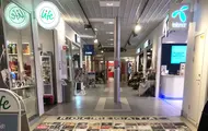 Bildet viser fellesarealene på kjøpesenteret Namsos Storsenter.