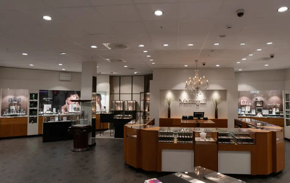 Oversiktsbilde av Mestergull på Ski storsenter 