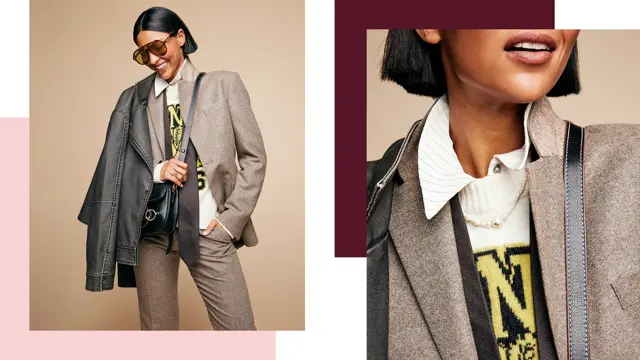 Dame viser høstmote