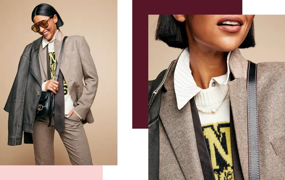 Dame viser høstmote