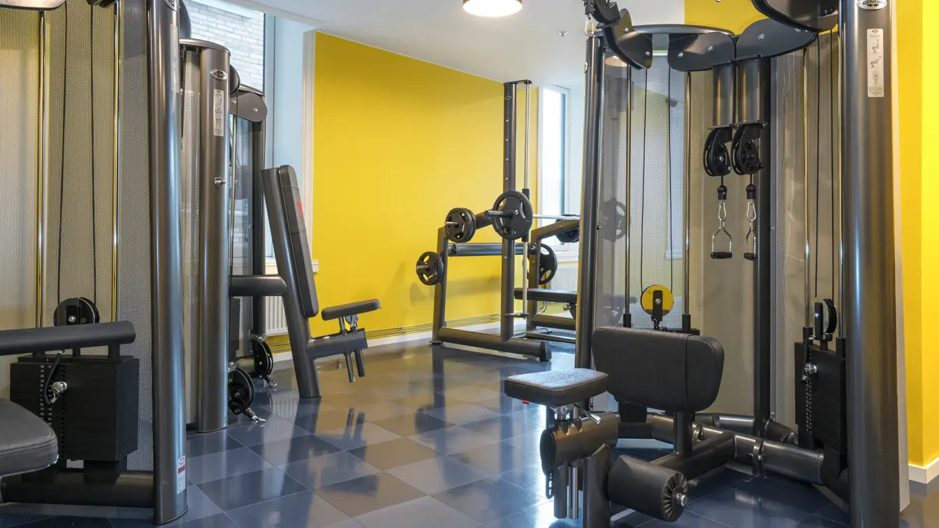 Treningsrom på Thon Hotel Nidaros