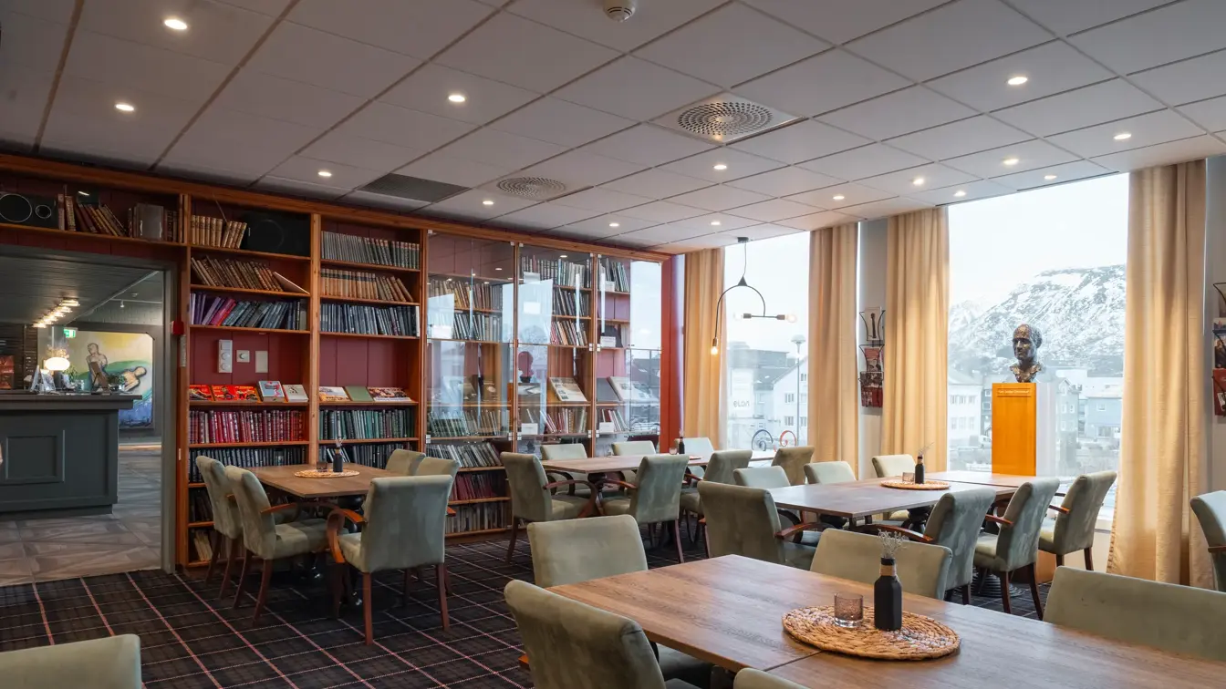 Thon_Hotel_Sortland_Saabyes_bibliotek
