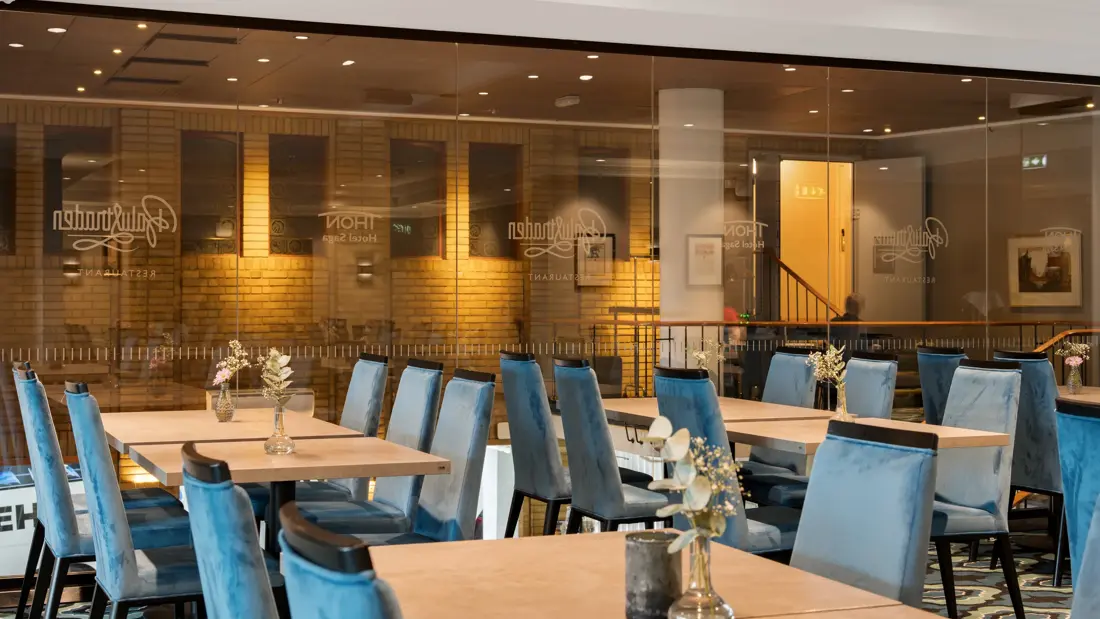 Restaurant Balustraden ut mot lobby