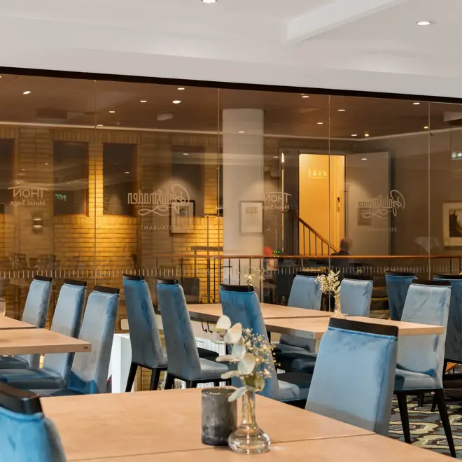 Restaurant Balustraden ut mot lobby