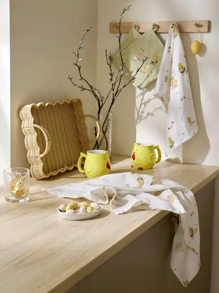 106014846 Eilif kjøkkenhåndkle 106014847 Eilif gryteklut pistasj 106015316 Eggmund påskekopp 550 ml