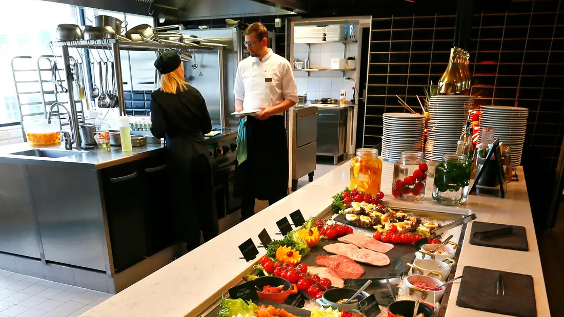 Frokostbuffet på Thon Hotel Polar i Tromsø