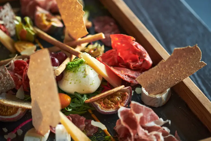 nærbilde av en matrett