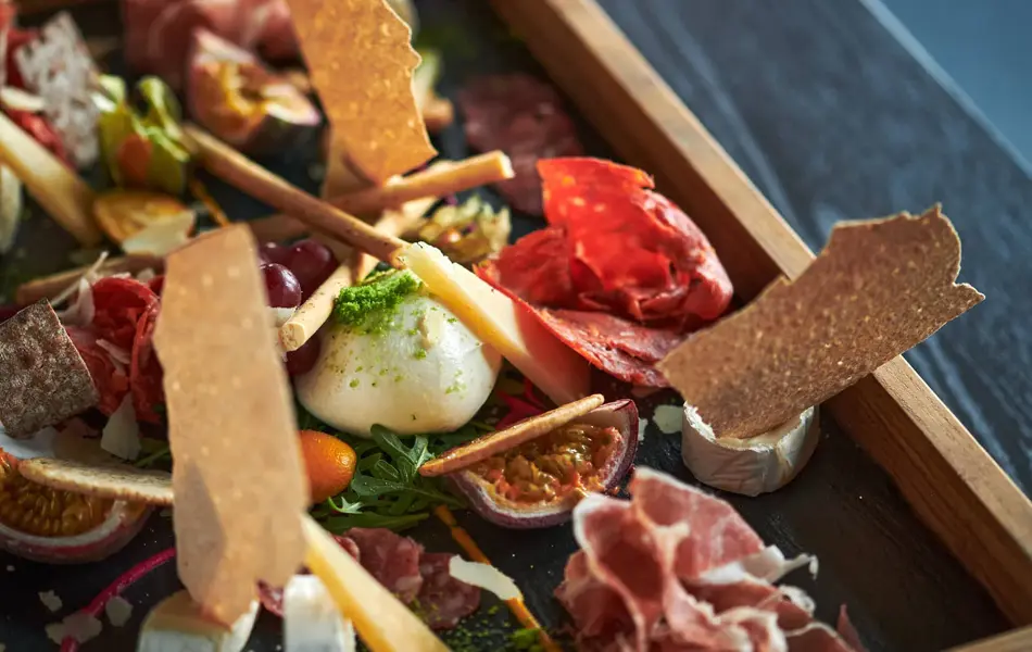 nærbilde av en matrett