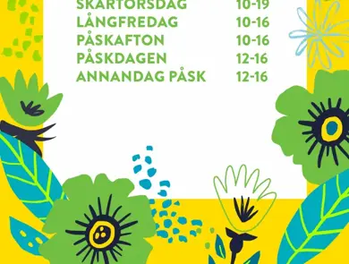 Öppettider påsk 2026