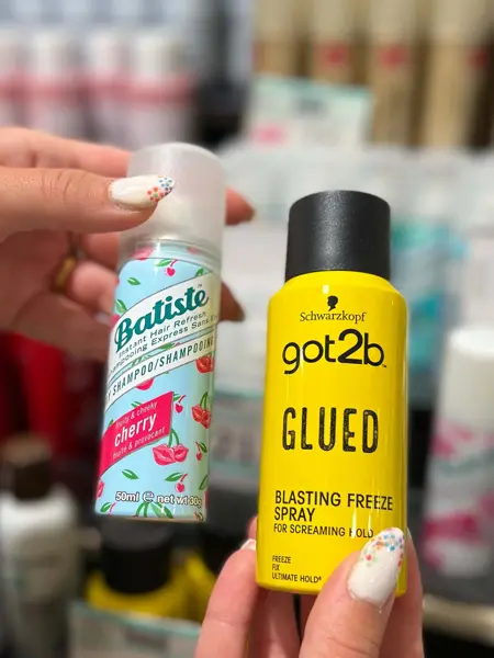 Hårprodukter i reisestørrelse