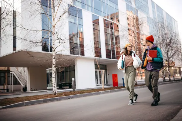 Friends going to school together