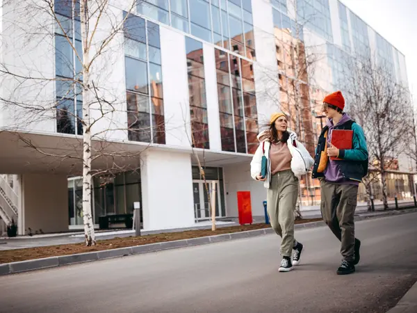 Friends going to school together