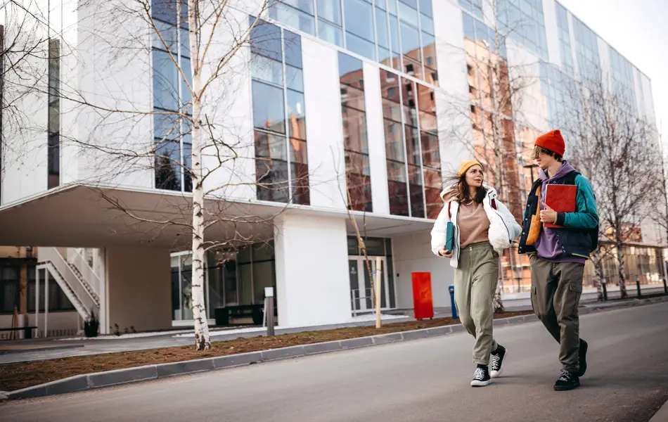 Friends going to school together