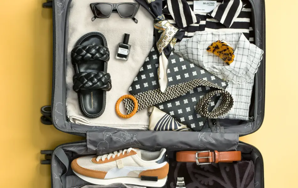 Koffert som er pakket