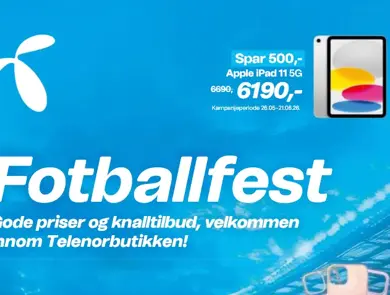 Fotballfest Telenorbutikken 