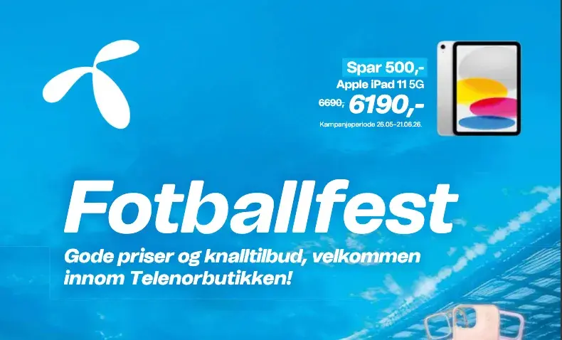 Fotballfest Telenorbutikken 