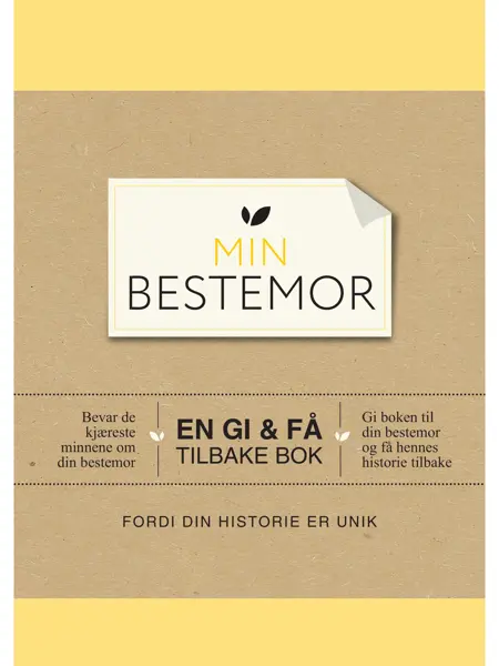 Forsiden på boken Min Bestemor