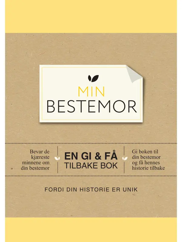 Forsiden på boken Min Bestemor