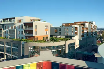 Illustrasjon som viser boligprosjektet Skovly.