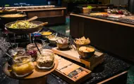 Buffet som står tilgjengelig i personalrestauranten i Vika Atrium.