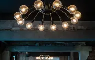 En lampe hos Kulturhuset i Oslo