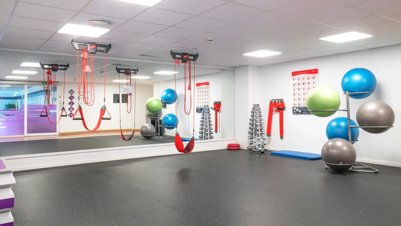 Treningsrom på Thon Hotel Bergen Airport