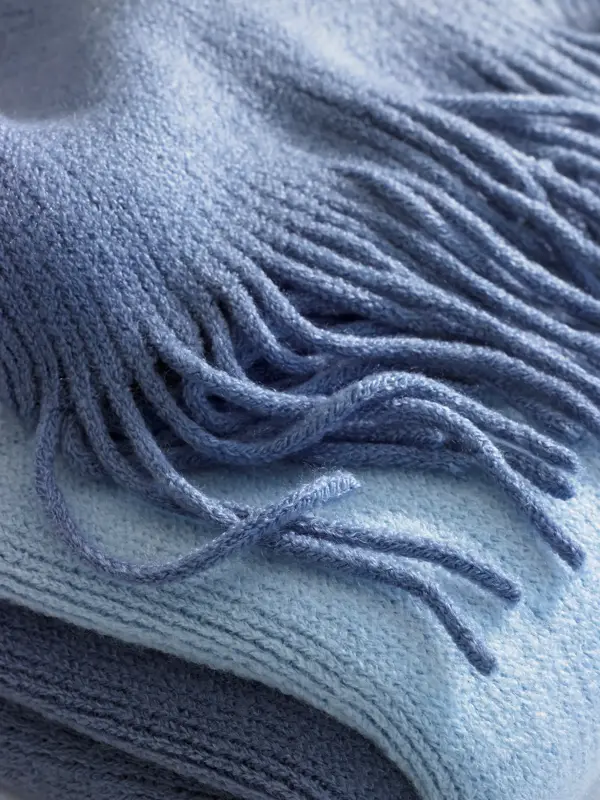  Myke tepper i forskjellige blånyanser