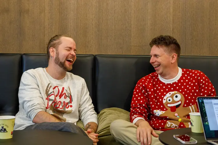 For Anders Jensen (Jenzki) og Tore Arholm Tobiassen (Tore Pang) fra hiphop-gruppa Kriminell Kunst, er jula et av årets høydepunkter.