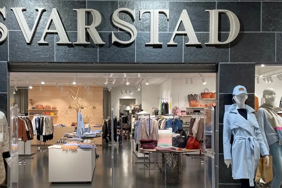 Inngangspartiet til butikken Svarstad