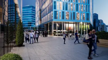 3D-illustrasjon av Diagonale