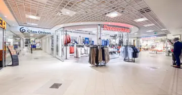 AMFI Fauske fellesareal, utenfor Dressmann og Clas Ohlson