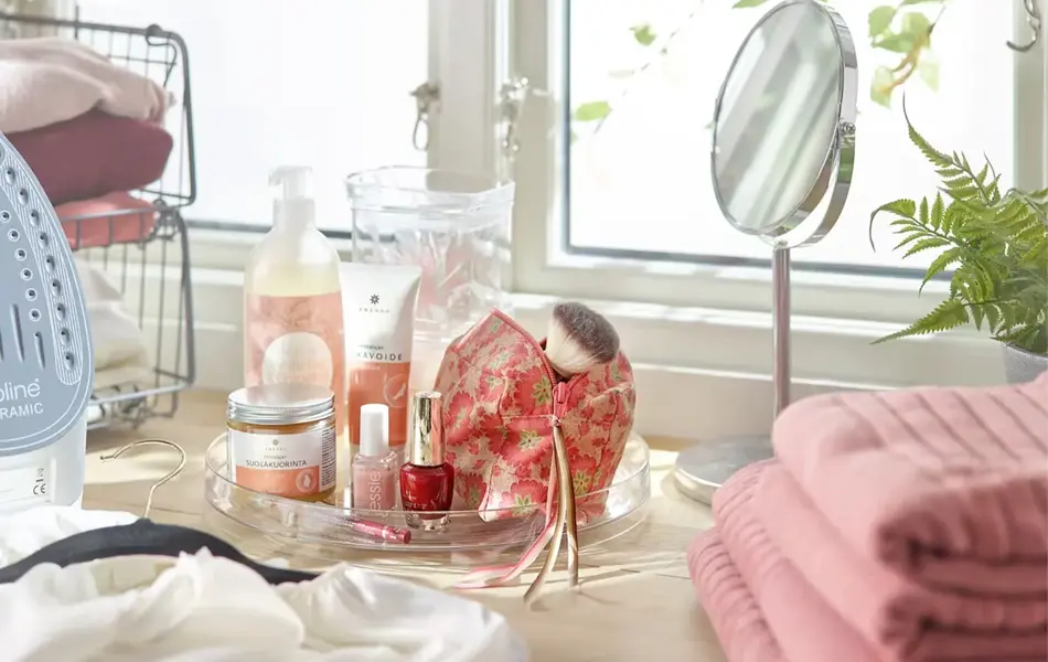 Oppbevaring til sminke