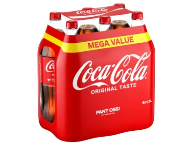 Multipakke med Coca-Cola Original.