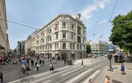 Fasaden av Stortorvet 2 sett fra Karl Johans gate