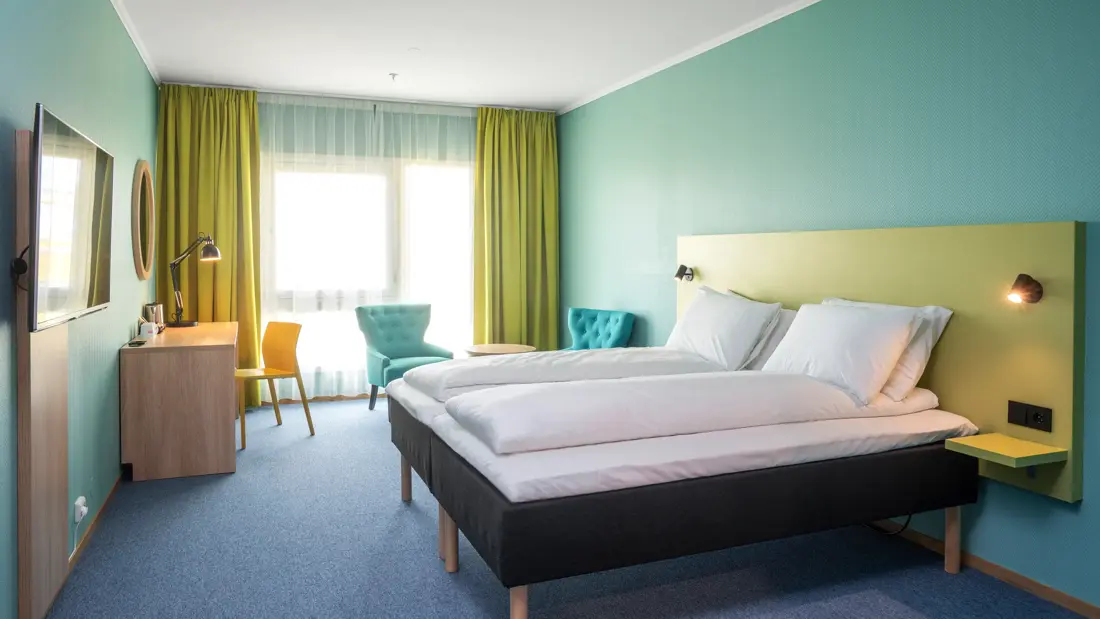 Inne på et hotell rom på Thon Hotels Verdal